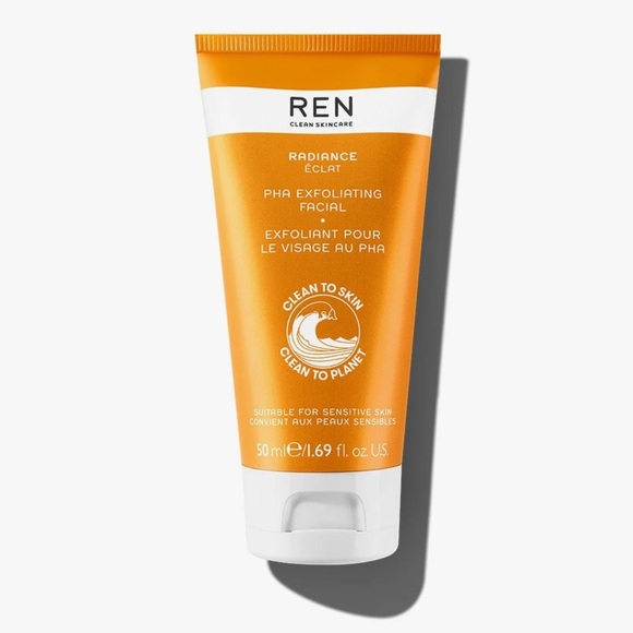 NEW REN Radiance PHA Exfoliating Facial Cream 1.69oz - Picture 1 of 4